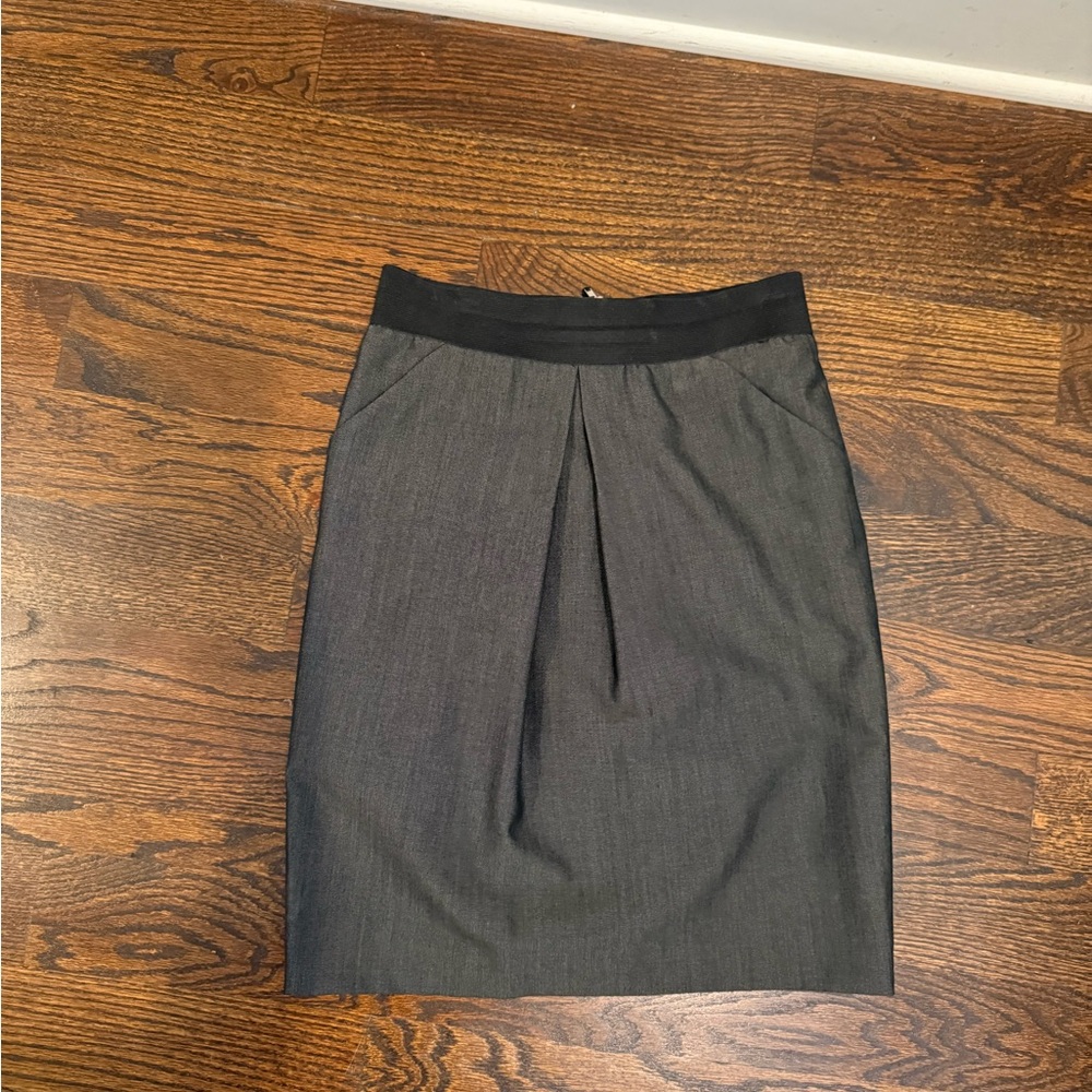 Alfani Charcoal Gray Pencil Skirt
